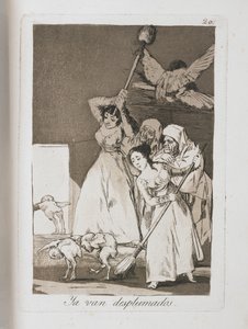 Tányér Los Caprichosból, 1797-1798 alkotó: Francisco de Goya